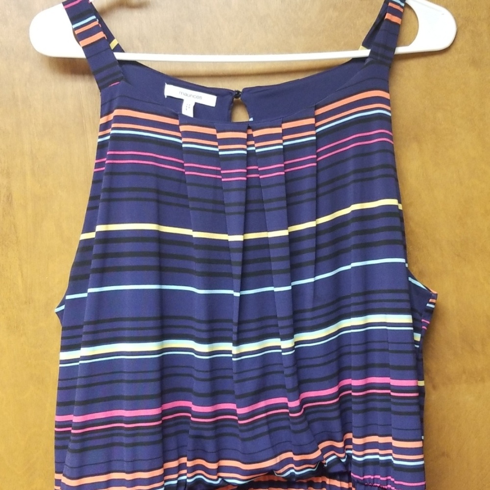 Striped Halter Style Maxi